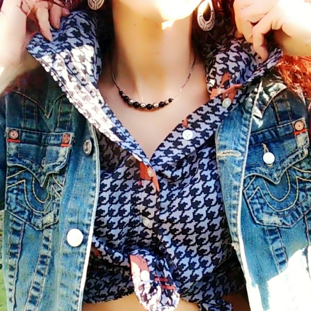 True Religion Jimmy Big T Denim Y2K Jacket- Small - Picture 2 of 6